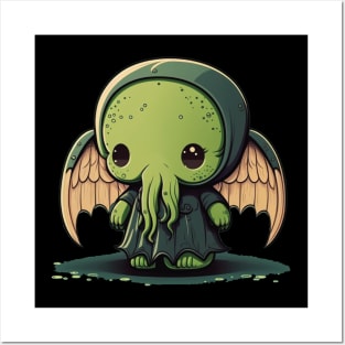 baby cthulhu Posters and Art